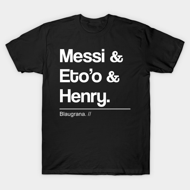 The Legends of Barca II T-Shirt by MUVE